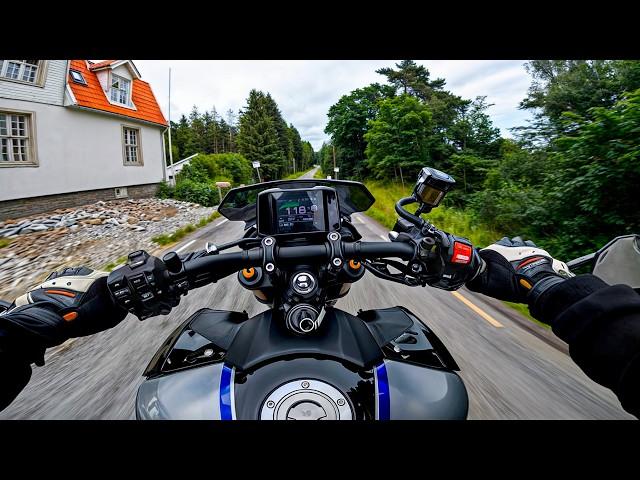 YAMAHA MT 09 SP WHEELIES POV | AKRAPOVIC EXHAUST