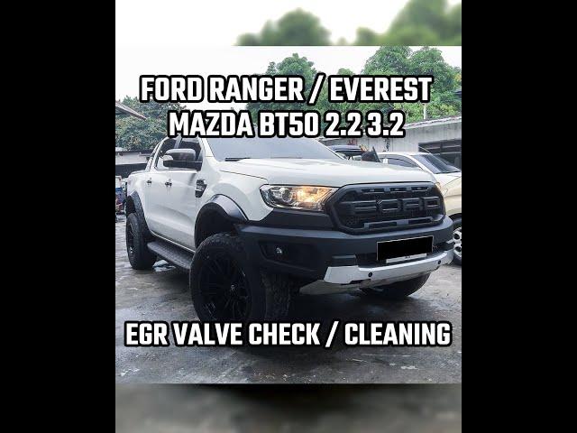 FORD RANGER EGR VALVE TEST AND CLEANING | FORD EVEREST | MAZDA BT50 3.2 2.2