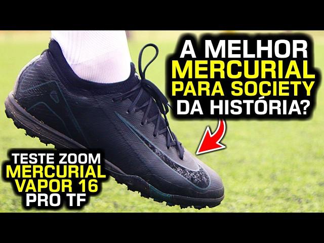 MELHOR que a Nike Premier 3 TF?  - Teste chuteira society Nike Zoom Mercurial Vapor 16 Pro TF