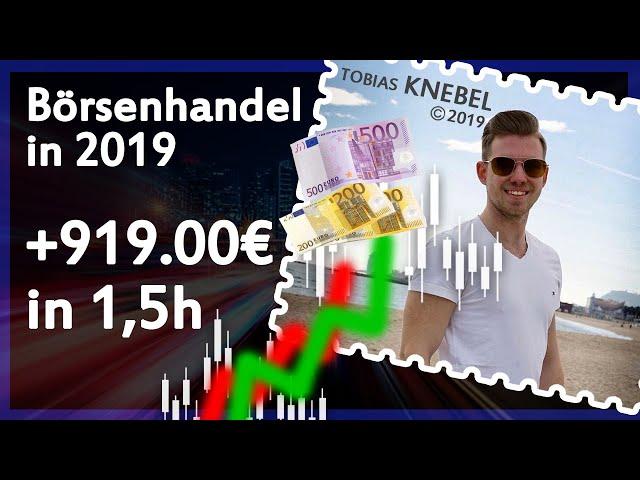 919€ in 1,5h mit Volumentrading verdient | Livetrading nach Volumen