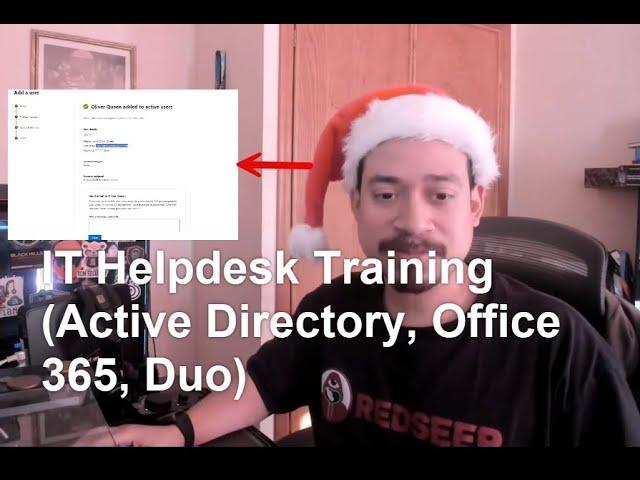 Helpdesk training free (Active Directory, Office 365, Duo)