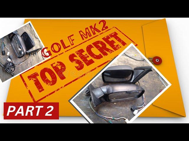 How To VW Golf MK2 Electric Door Mirrors