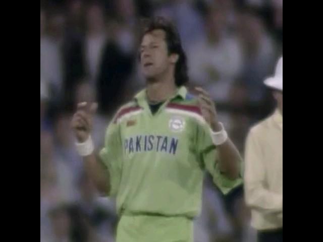 Imran Khan Two Amazing Deliveries In Last Match - Great Outswing and Then Inswing