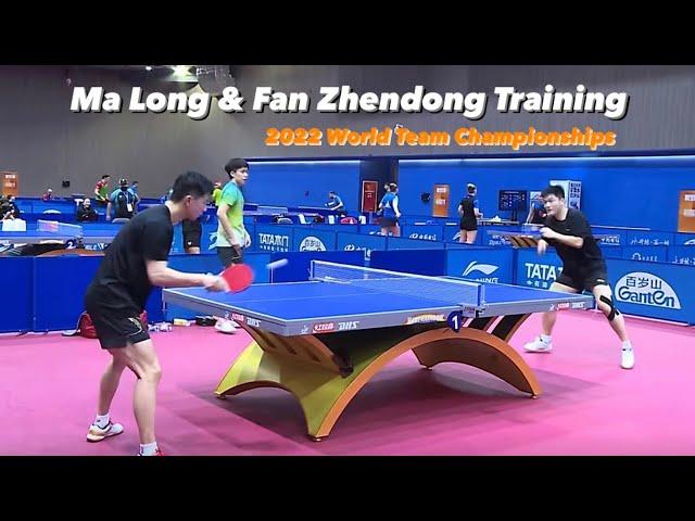 Ma Long, Fan Zhendong Training with Lin Shidong 5 | 2022 World Team Championships