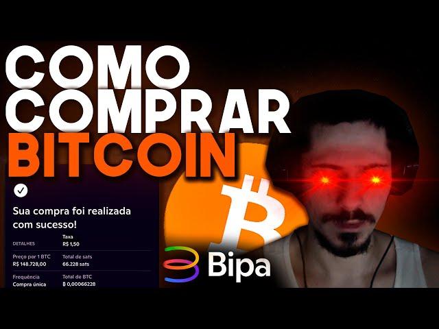 COMO COMPRAR BITCOIN DE VERDADE USANDO BIPA (PARA INICIANTES, RAPIDO E SEGURO)