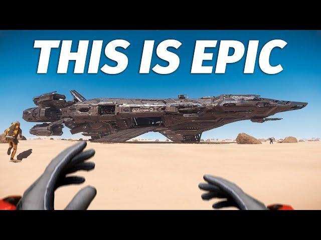 Star Citizen - The BIGGEST Ship?! (RSI Polaris Ship Tour)