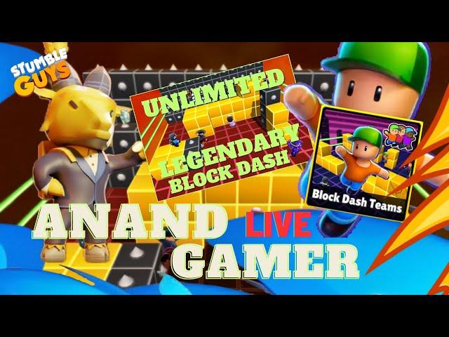 Eu Server Stumble Guys Live Unlimited Legendary Block Dash #stumbleguyslive #stumbleguys