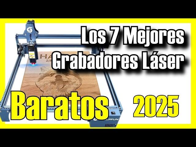  7 MEJORES Máquinas de Grabado Láser BARATAS Amazon [2025][Calidad/Precio] Grabadoras Láser /Corte