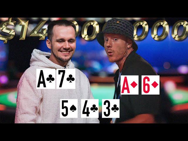 EPIC $14,000,000 Final Table Showdown | Main Event Highlights