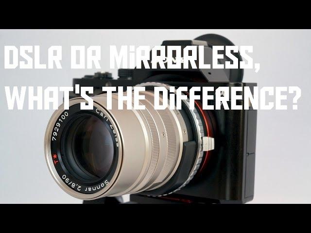 The difference between DSLRs and mirrorless cameras (AKIO TV)