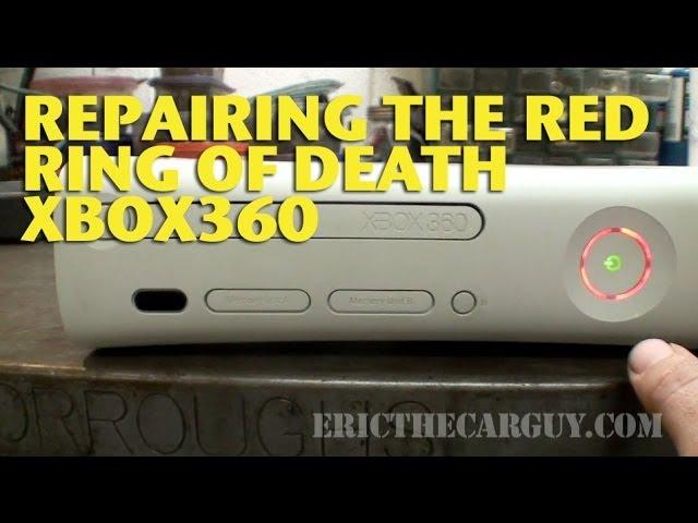 Repairing The Red Ring of Death XBox 360 - EricTheCarGuy