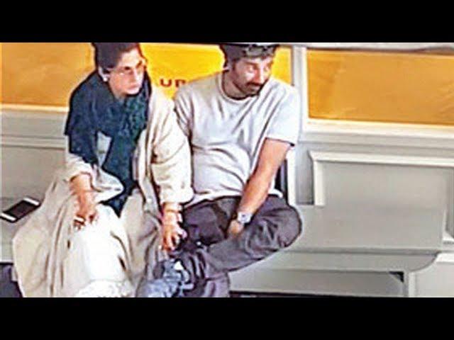 Ex-Lovers Sunny Deol and Dimple Kapadia HOLDING HANDS in London | SpotboyE