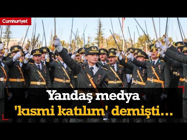 Yandaş medya 'kısmi katılım' demişti... Teğmenlerin yemin töreninden yeni görüntüler