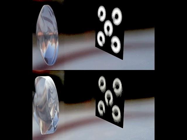 Spiral-shaped lens provides clear vision at a range of distances and lighting conditions