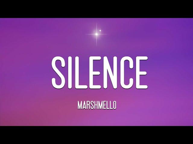 Marshmello - Silence (Lyrics) ft. Khalid, Panic! At the Disco, Ed Sheeran