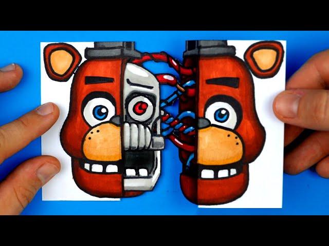 10 DIY FREDDY FAZBEAR FNAF INTO THE PIT ARTS & PAPER CRAFTS