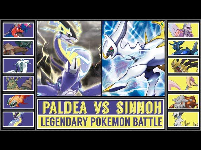 PALDEA LEGENDS vs SINNOH LEGENDS | Legendary Pokémon Battle