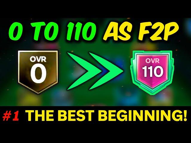 THE BEST BEGINNING EVER - 0 to 110 OVR as F2P in FC Mobile [Ep01] | Mr. Believer