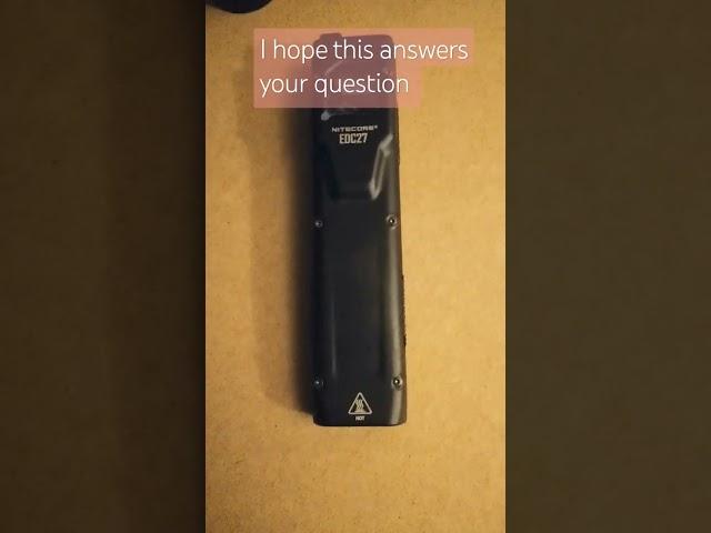 Nitecore edc27
