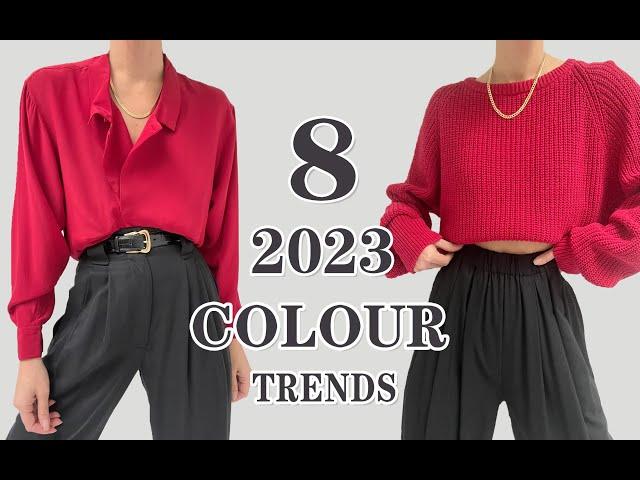 【搭配师分享】2023年最值得尝试的Pantone流行色｜8 Color Trends That You Can‘t Miss In 2023️