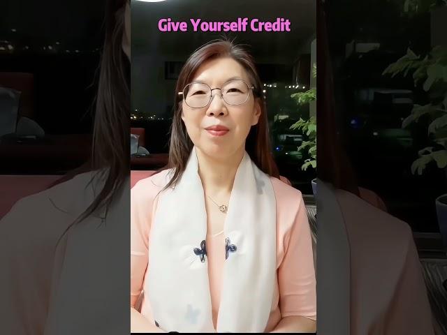 Give Yourself Credit #shorts #happylife #successmindset #dralicecheung