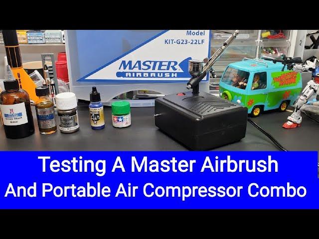 Testing A Master Airbrush & Portable Air Compressor Combo - Is It Worth $60 ??