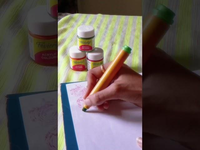 DIY  Painting Hack #art #diyartandcraft #artandcraftwithwastematerial #painting #shorts #youtube