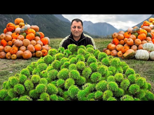 Cooking Pilaf with Fresh Pumpkin & Chestnuts!