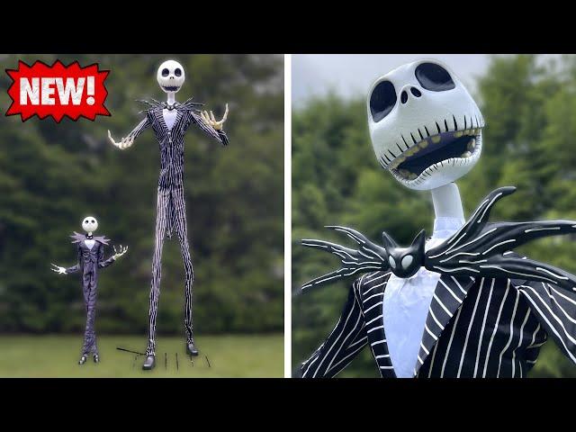 13FT Animatronic JACK SKELLINGTON Nightmare Before Christmas Prop Review! (Home Depot 2023)