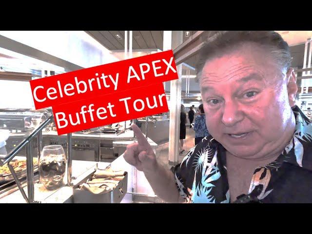 Celebrity Apex OceanView Cafe Buffet Tour