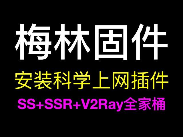 一台路由器，全家科学上网无忧！如何在梅林路由器上安装SS+SSR+V2Ray科学上网插件/路由器科学上网