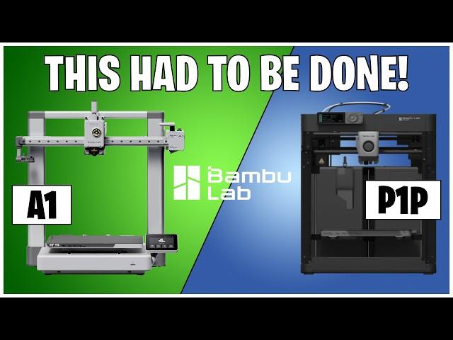 Bambu A1 vs P1P - Are These The Same 3D Printer?