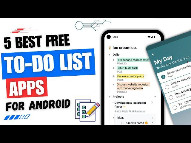 5 Best Free To-Do List Apps For Android   | Best Task Manager App