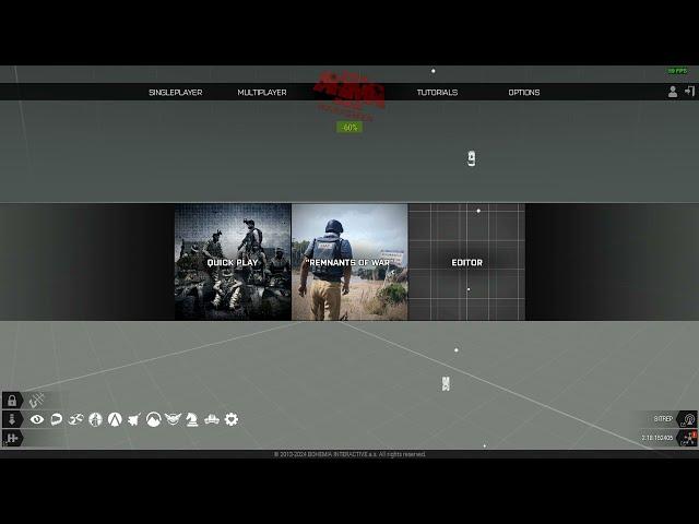 ArmA 3 Easter Eggs : invasion Mini game in Main Menu