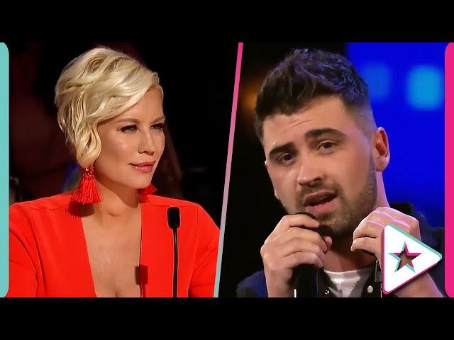 NERVOUS Irish Singer Gets GOLDEN BUZZER By Singing A Country Song!