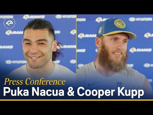 Puka Nacua & Cooper Kupp On Returning From Injury, Preparation In A Short Week & Fixing Slow Starts