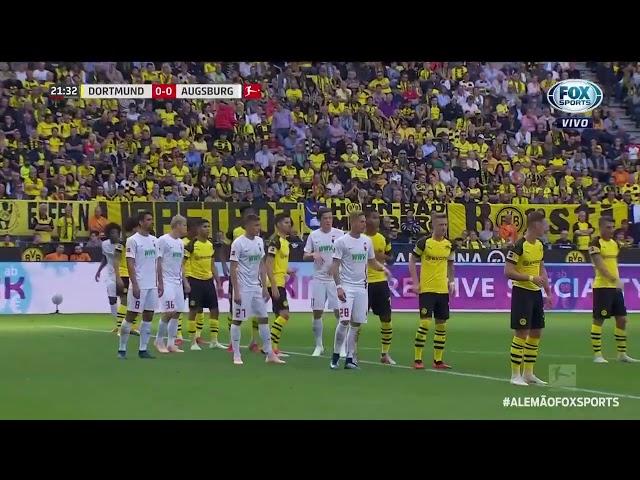 Borussia Dortmund 4x3 Augsburg - PACO ALCÁCER  FAZ HAT-TRICK E É DECISIVO NO FINAL