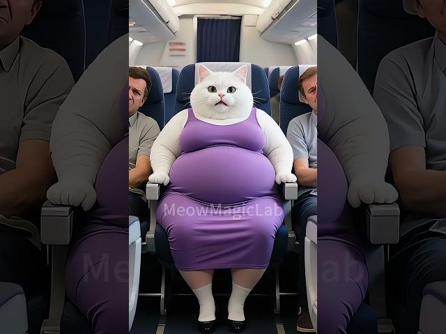 They laughed at fat cat on plane so she fights back #cat #kitten #inspiration #catlovers #cutecat