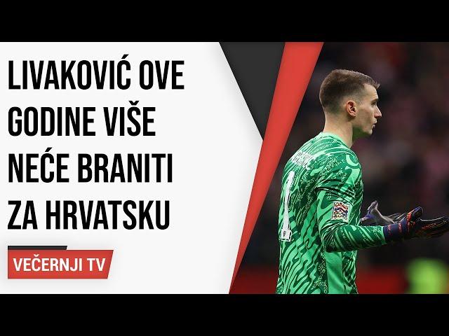 Težak udarac: Livaković ove godine više neće braniti za Hrvatsku, moguć je i crni scenarij