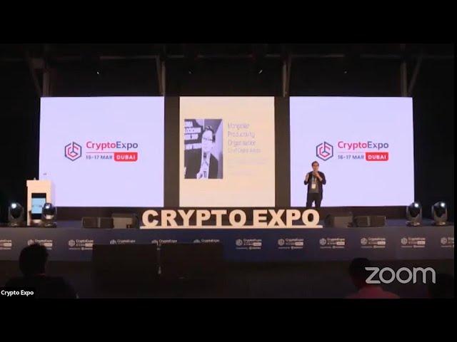 Crypto Expo Dubai 2022: Keynote Speech by Anndy Lian
