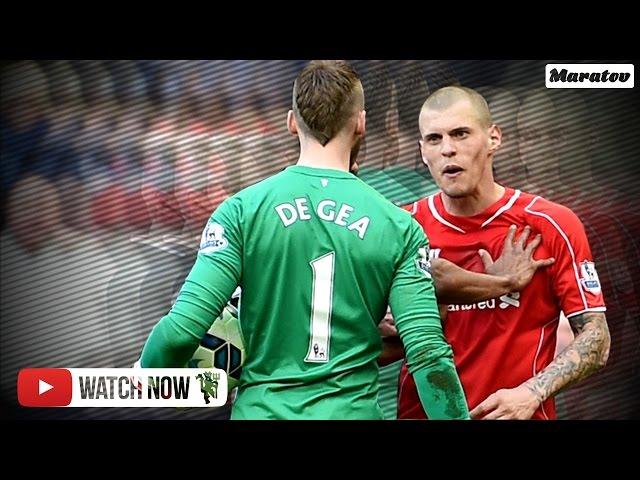 Martin Skrtel - Stomp Tackle On De Gea - Liverpool vs Manchester United - 22/02/15 - 720pᴴᴰ50fps