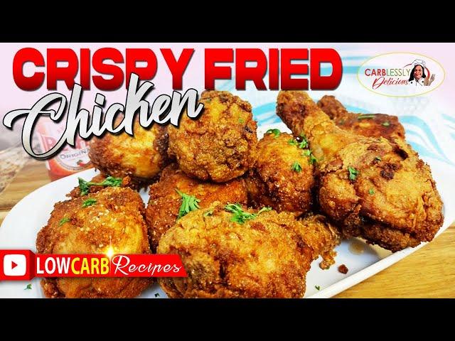 Keto Fried Chicken using Whey Protein Powder to replace flour ️