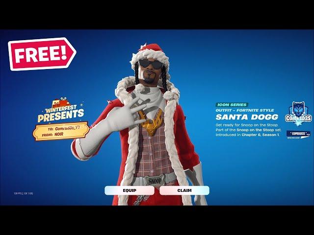 How to get FREE Santa Snoop Dogg Skin Now in Fortnite