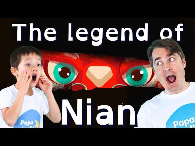 Chinese Monster Story | The Legend of Nian | Spooky Stories by Papa Joel's English