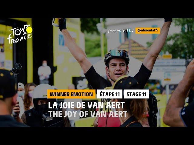 #TDF2021 - Stage 11 - Winner's emotion