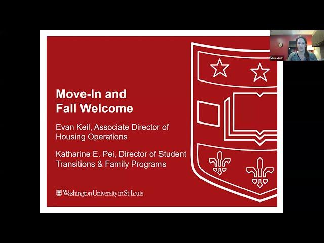 A Conversation about Move-In and Fall Welcome