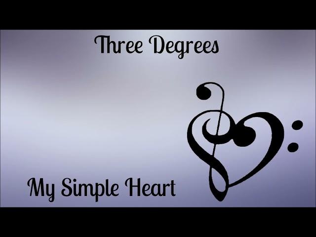 The Three Degrees~ " My Simple Heart "~️ ~1979