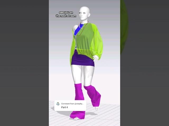 Making mistakes on stream part 4 #digitalfashion #clo3d