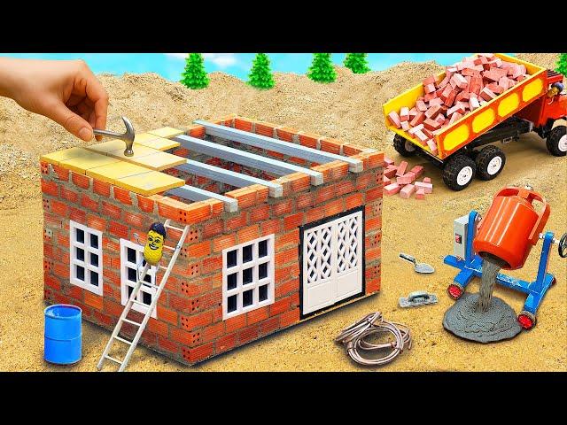 Hailstorm Collapsed House | DIY Mini Load Bearing Cement House Construction Science Project