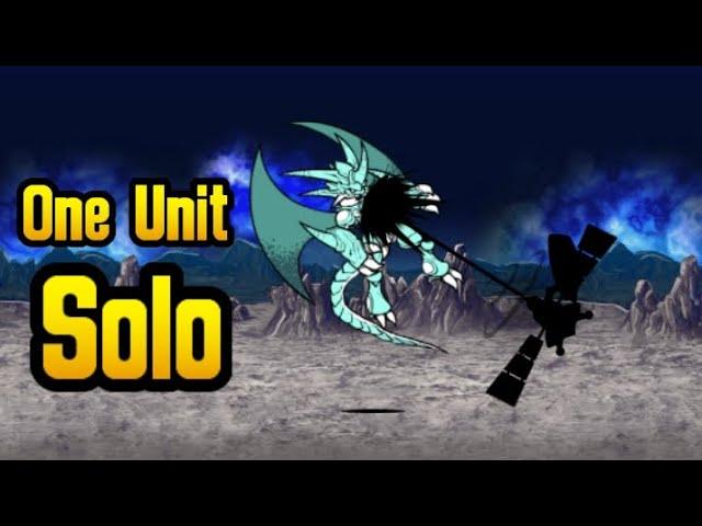 Battle Cats ITF 3 Moon One Unit Solo (Raging Bahamut)